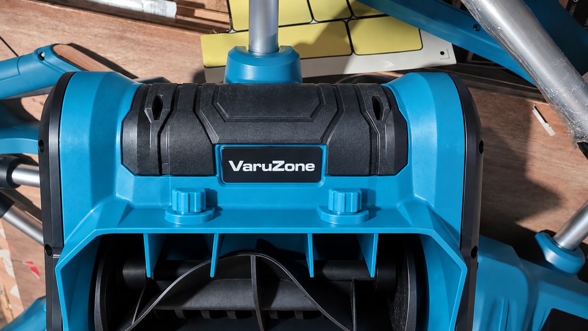 Battery powered snow shovel