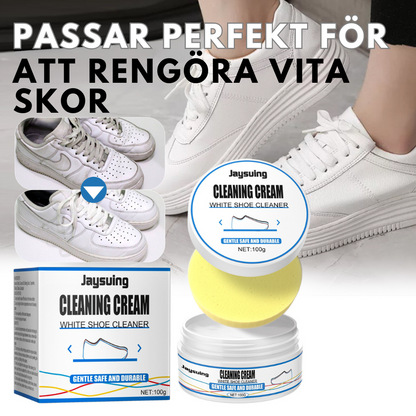 Cleaning cream for shoes