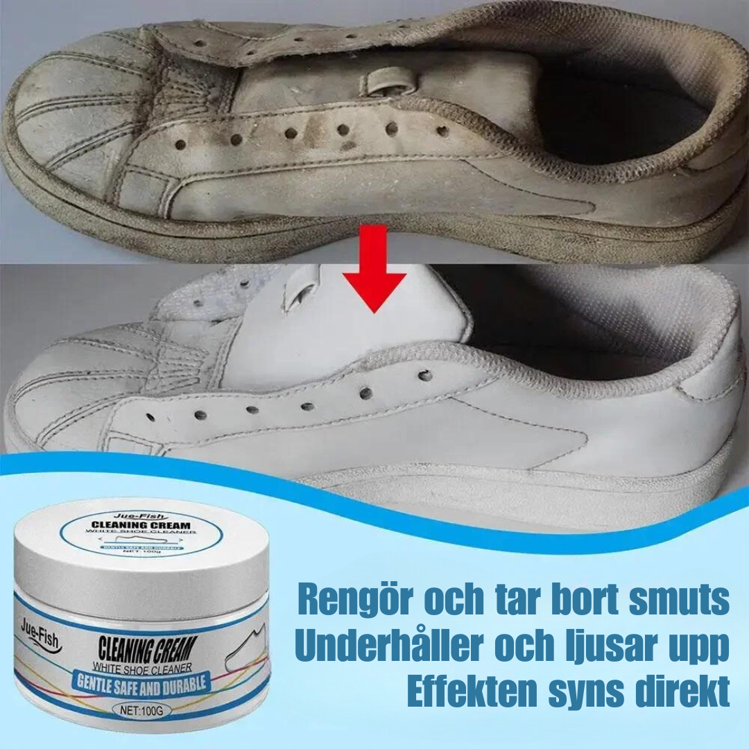 Cleaning cream for shoes