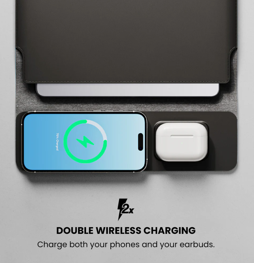 NEXA 4-in-1 Laptop case with wireless charging