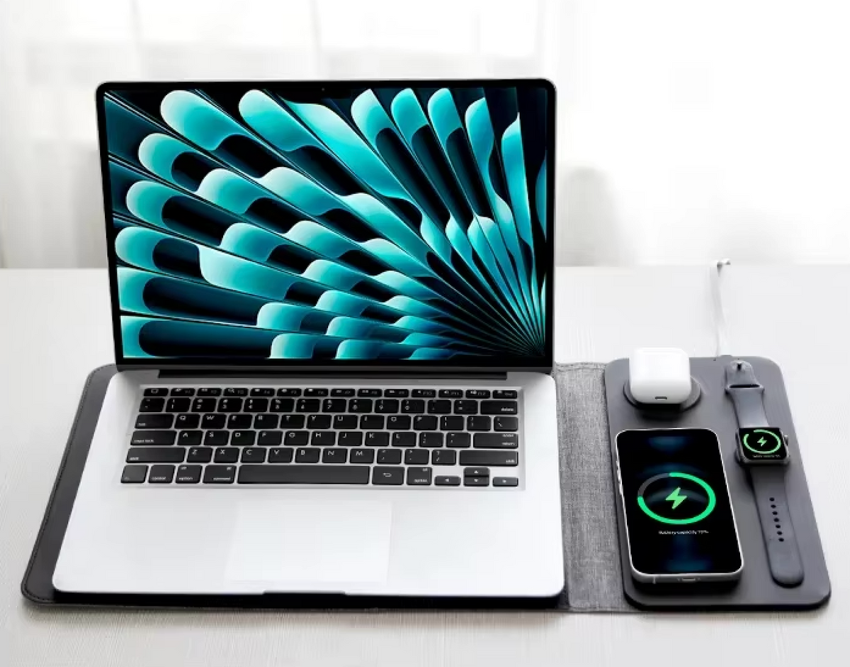 NEXA 4-in-1 Laptop case with wireless charging