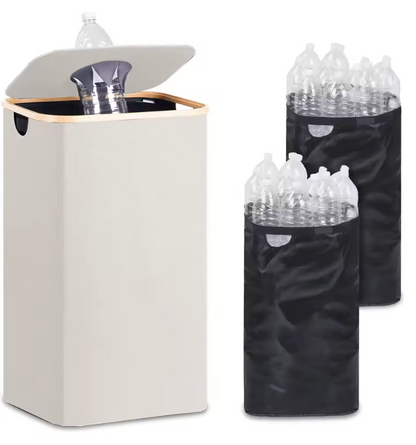 Deposit & recycling bin 100L with washable inner bags