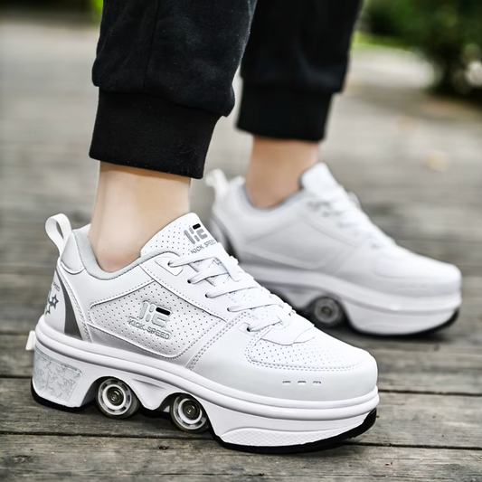 Sneakers with wheels - GlideStep 2-in-1 roller shoes
