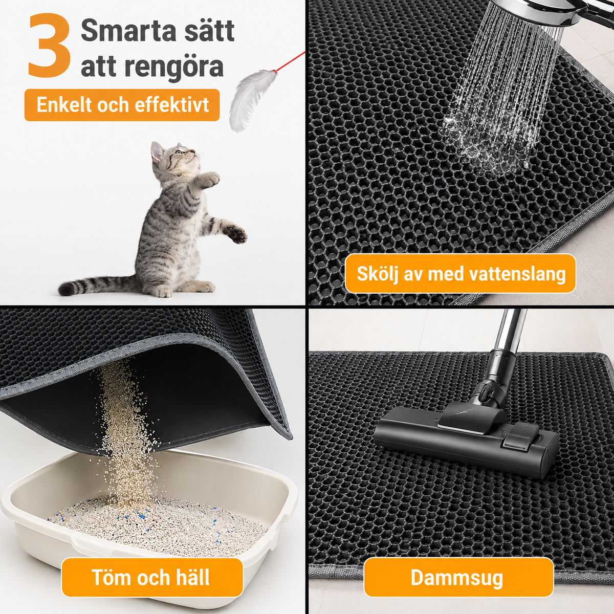 Litter mat – Sand-catching & water-repellent
