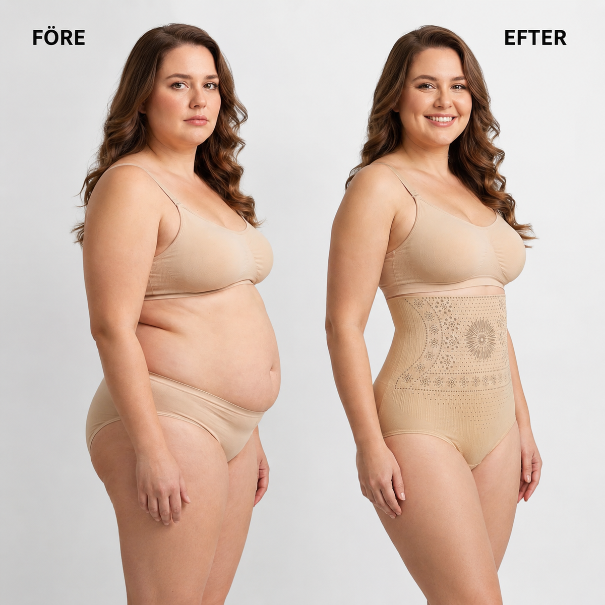 High waist shaping panties