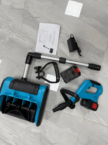 Battery powered snow shovel