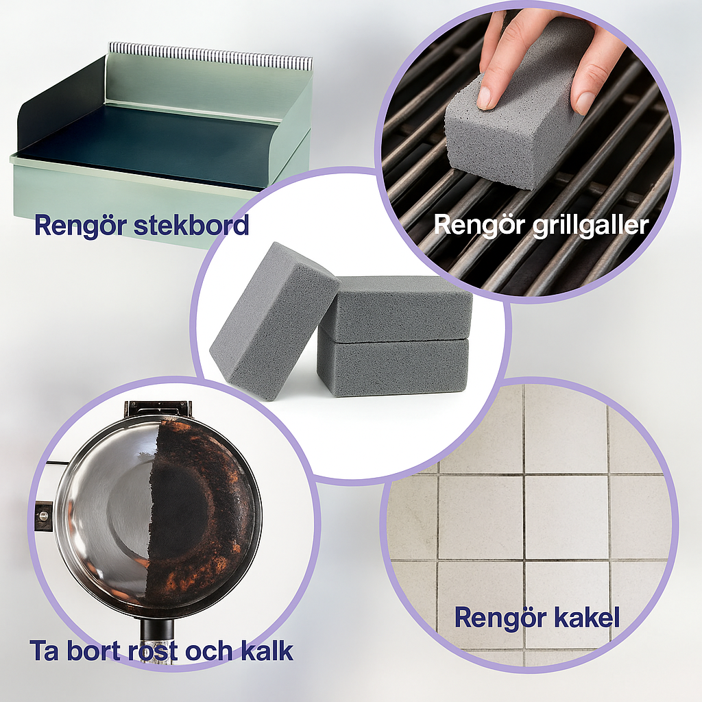 GrillMaster™ Cleaning stone – Effective grill cleaning without chemicals
