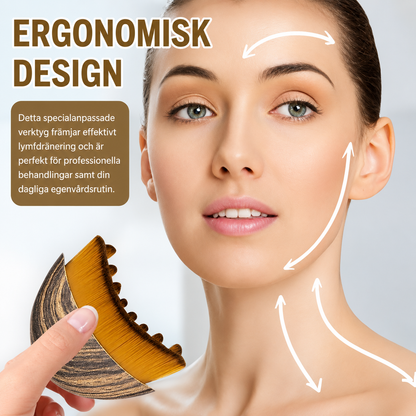 Facial brush for Lymphatic massage