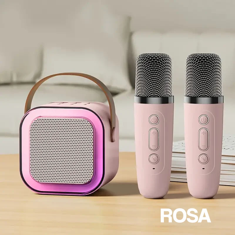 Wireless Karaoke Microphone & Speaker - For Kids and Adults