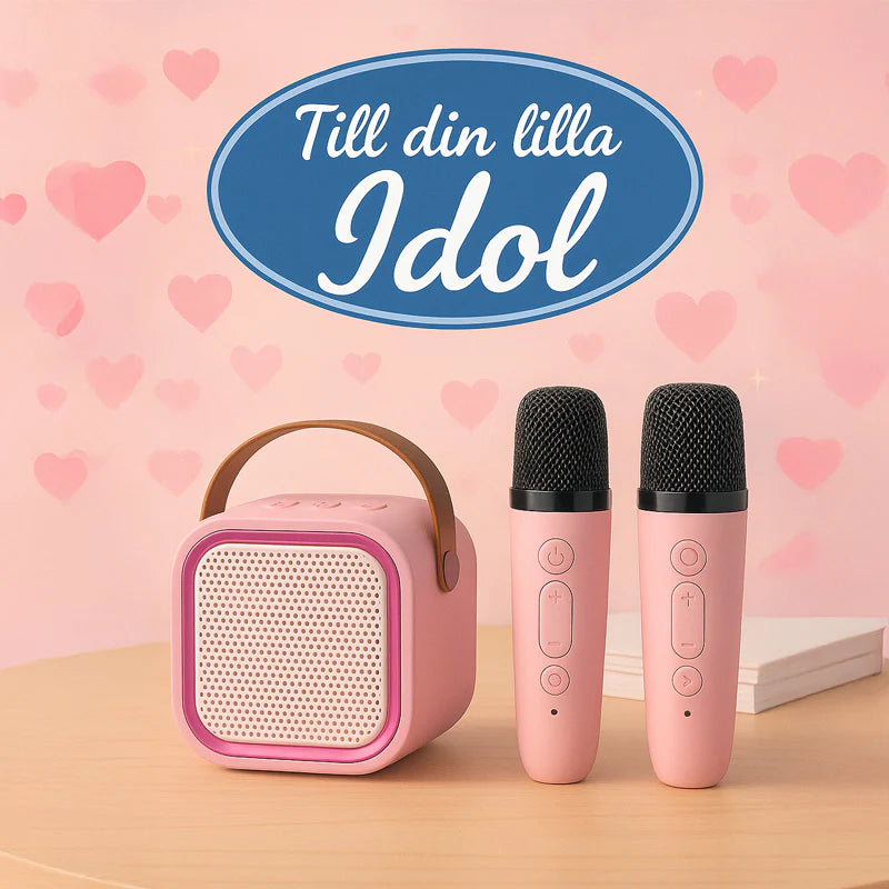 Wireless Karaoke Microphone & Speaker - For Kids and Adults