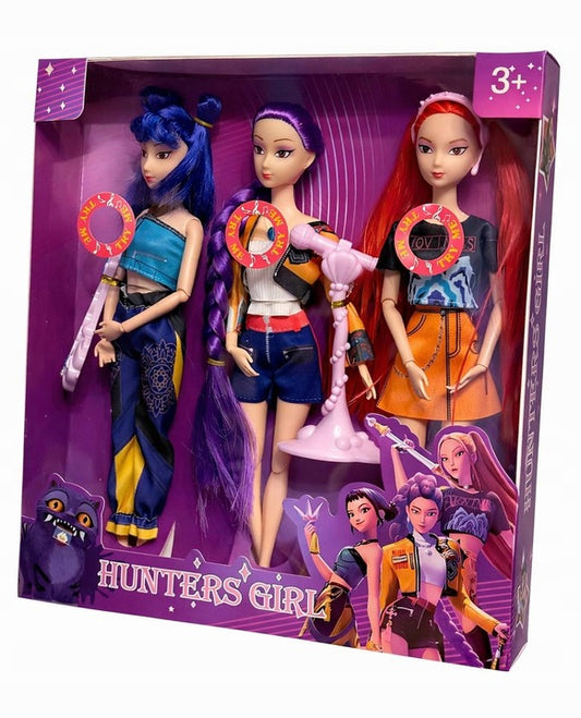K-Pop Hunter Edition 3 dolls set with singing function
