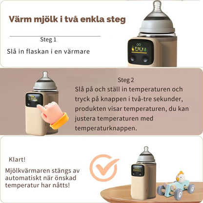 Portable bottle warmer