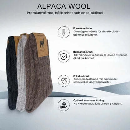 Alpaca Wool Socks - natural warmth for cold feet