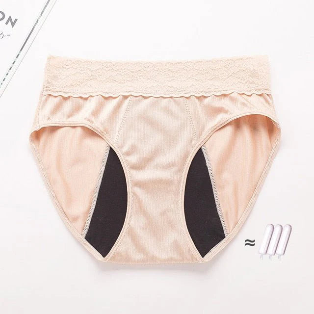 Menstrual panties and bathing briefs with high absorption