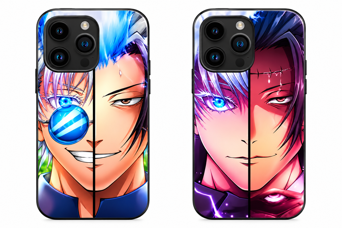Mobile cover with 3D effect - motifs that shift