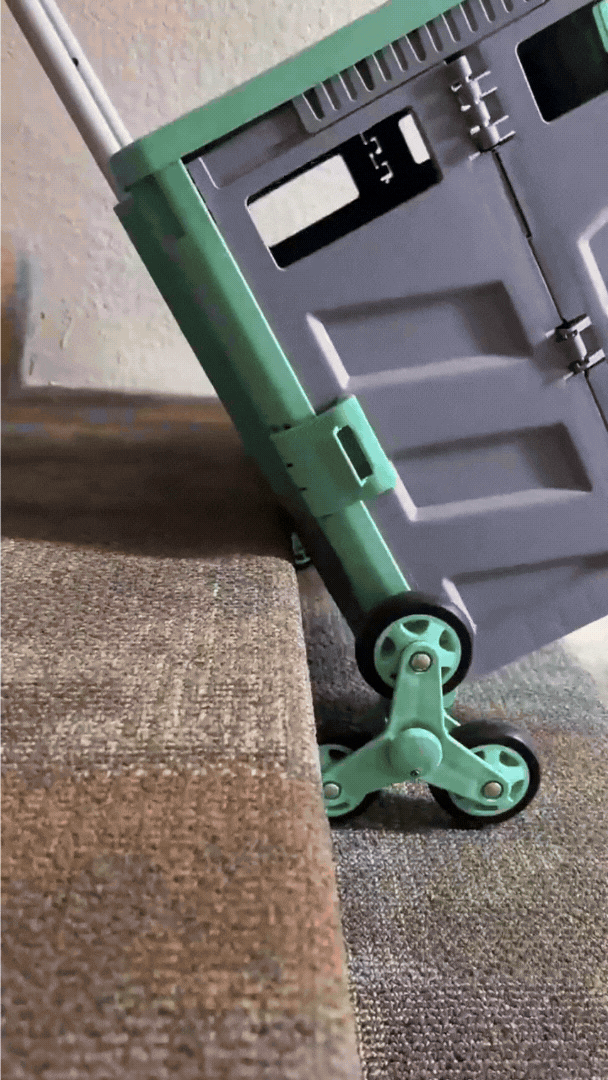 Collapsible Pull Cart with Stair Climber